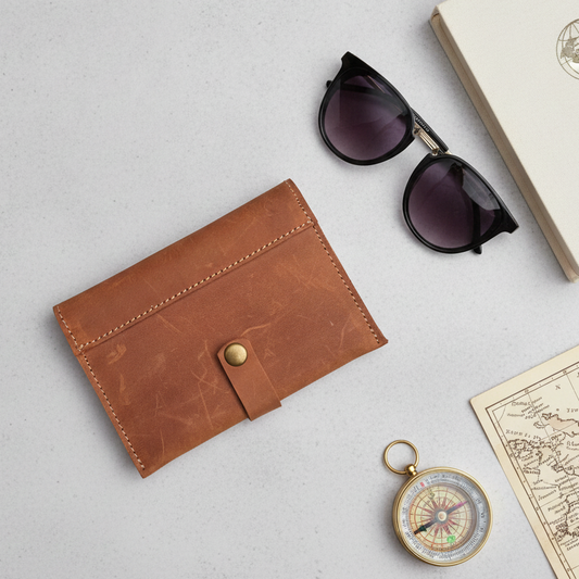 Leather Travel Wallet / Passport holder